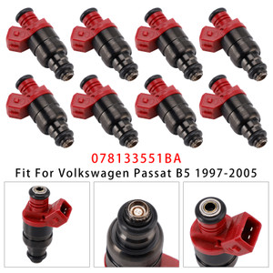 2002-2008 SKODA SUPERB 8Pcs Fuel Injector 078133551BA 852-12177 Generic