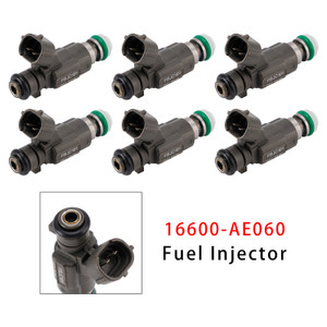 2002-2004 Infiniti I35 3,5 L V6 6Pcs Fuel Injector 16600-AE060 Generic