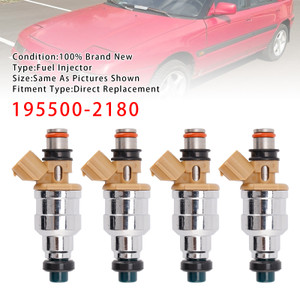 1995-1996 Kia Sephia 1.8L 4Pcs Fuel Injector 195500-2180 Generic
