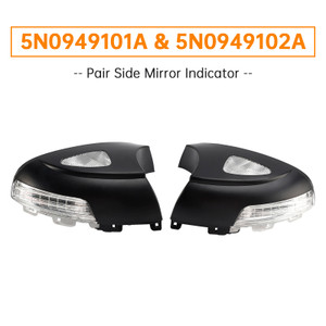 2010-2022 VW Sharan 7N Pair Side Mirror Indicator 5N0949102A Generic