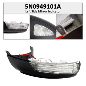 2007-2015 VW Tiguan 5N Left Side Mirror Indicator 5N0949102A Generic