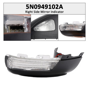 2007-2015 VW Tiguan 5N Right Side Mirror Indicator 5N0949102C Generic