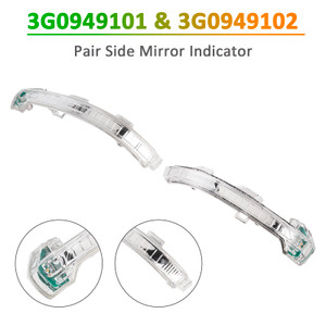 2015-2020 VW Passat B8 3G5 3G2 2X Wing Door Mirror LED Indicator Light Lamps 3G0949101 Generic