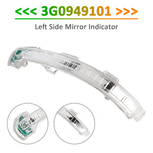 2018-2019 VW Passat Alltrack B8 3G5 Left Side Mirror Indicator Light Lamp Generic