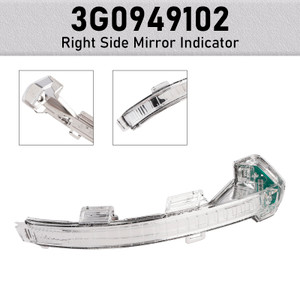 2018-2019 VW Passat Alltrack B8 3G5 Right Side Mirror Indicator Light Lamp Generic