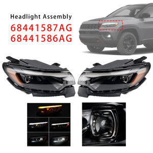 2022-2026 Jeep Compass Left+Right LED Headlight Assembly 68441587AG 68441586AG Generic