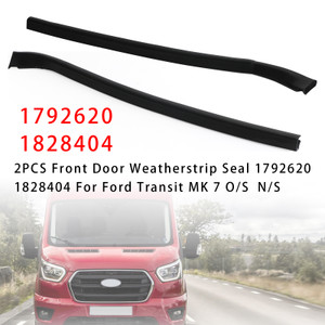 2PCS Front Door Weatherstrip Seal 1792620+1828404 For Ford Transit MK 7 O/S  N/S