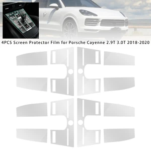 4PCS Screen Protector Film for Porsche Cayenne 2.9T 3.0T 2018-2020