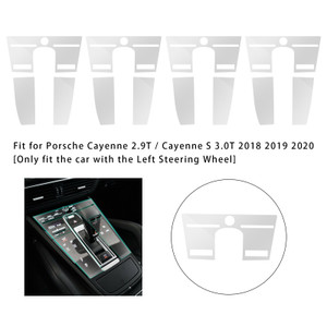 4PCS Screen Protector Film for Porsche Cayenne 2.9T 3.0T 2018-2020
