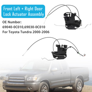 2000-2006 Toyota Tundra Front Left + Right Door Lock Actuator Assembly 69040-0C010 69030-0C010 Generic