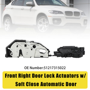 Front Right Door Lock Actuators for BMW X5 E70 07-12 X6 E71 08-14 w/ Soft Close Automatic Door