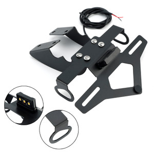 2025-2026 Yamaha MT-07 License Plate Holder Frame Bracket Black Generic