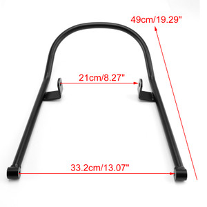 2021-2025 MOTO GUZZI V7 Classic Rear Passenger Armrest Hand Holder Black Generic