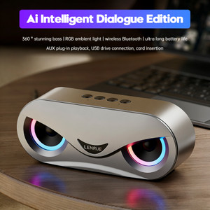 M6 Smart Wireless Bluetooth Speaker Outdoor Portable Speaker Highend Bass Treble