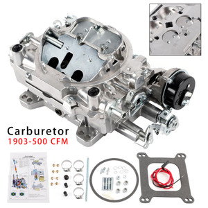 1903 Carburetor 500 CFM 4 Barrel For Avs2 Series Electric Choke Square Flange Dual Quad