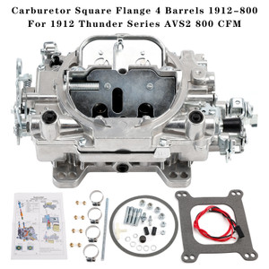 Carburetor Square Flange 4 Barrels 1912-800 For 1912 Thunder Series AVS2 800 CFM