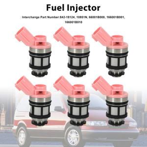6Pcs Fuel Injector For Nissan Frontier Xterra Quest 3.3L V6 16600-9S200