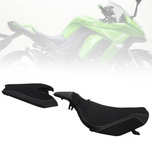 2014-2025 Kawasaki Z1000 Front & Rear Seat Driver Cushion Black Generic