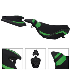 2014-2025 Kawasaki Z1000 Front & Rear Seat Driver Cushion Green Generic