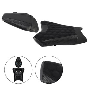 2019-2025 Kawasaki Zx-6R Front&Rear Seat Driver Cushion Black Generic