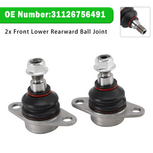 2000-2006 BMW X5 E53 2x Front Lower Rearward Ball Joint 31126756491 Generic