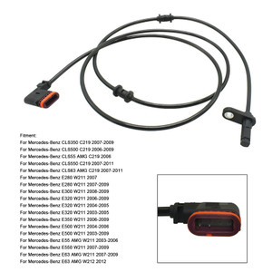 2003-2012 Mercedes-Benz C219 W211 E320 E500 ABS Wheel Speed Sensor 2115401217 Generic