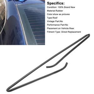 2004-2010 BMW E60 5 Series 525i 530i 528i Rear Window Upper Moulding Trim Seal 51317027916 Generic
