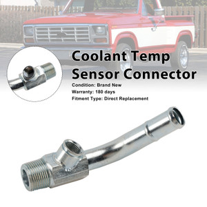 1985-1997 Ford F-150 F-250 F-350 Bronco Coolant Temp Sensor Elbow Connector Tube Generic