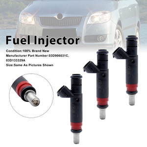 2001-2015 Skoda Fabia I Roomster 3Pcs Fuel Injector 03D906031C Generic