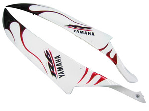 Fairings Yamaha YZF-R6 White & Red Flame R6 Racing (2006-2007)