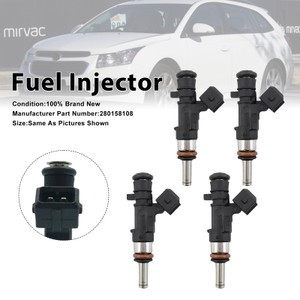 2013-2016 Holden Cruze JH 1.6L 4 Cyl A16LET 4Pcs Fuel Injector 0280158108 Generic