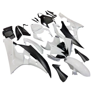 2006-2007 Yamaha YZF-R6 White Black R6 Racing Amotopart Fairings Customs Fairing