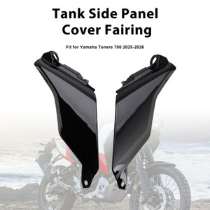 2024-2026 Yamaha Tenere 700 Tank Side Panel Cover Fairing Black Generic