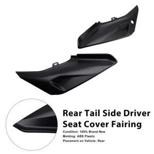 2022-2026 Triumph Trident 660 Rear Tail Side Driver Seat Cover Fairing Matte Black Generic