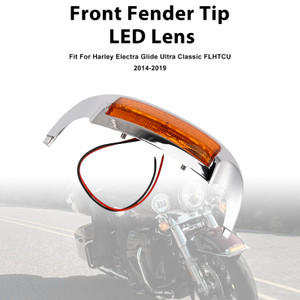 2014-2023 Front Fender Tip LED Lens Fit For Electra Glide Ultra Limited Low