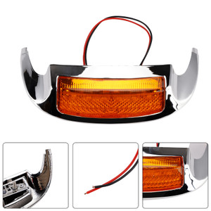 2014-2023 Front Fender Tip LED Lens Fit For Electra Glide Ultra Limited Low