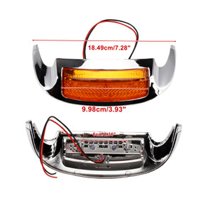 2014-2023 Front Fender Tip LED Lens Fit For Electra Glide Ultra Limited Low