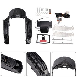 Rear Fender LED Light Black fit for Touring Road King FLHR Street Glide FLHX FLTRX 2014+