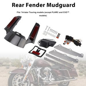 Rear Fender LED Light Red fit for Touring Road King FLHR Street Glide FLHX FLTRX 2014+