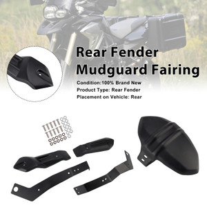 BMW F800GS Rear Fender Mudguard Fairing Black Generic