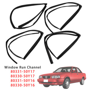 1990-1994 Nissan Sunny Sentra Tsuru B13 4PCS Glass Run Channel Seal Generic