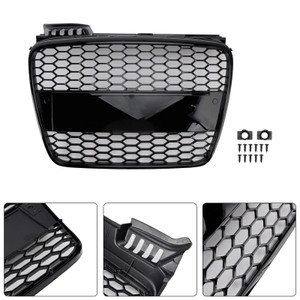2005-2008 Audi A4 B7 S-Line S4 RS4 Style Front Honeycomb Mesh Grille Generic