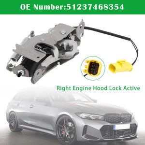 2018 2019-2024 BMW 1 F40 3 G20/ G21 Right Engine Hood Lock Active 51237468354 Generic