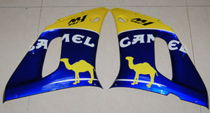 Fairings Yamaha YZF-R6 Yellow Blue Camel R6 Racing (1998-2002)