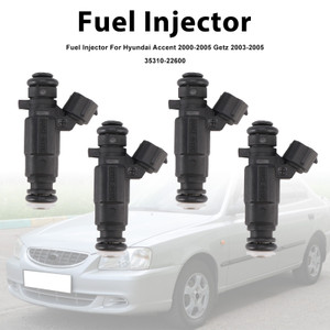 2000-2005 Hyundai Accent Elantra Getz 4Pcs Fuel Injector 835310-22600 Generic