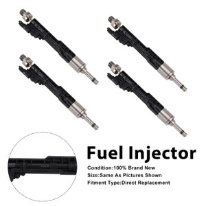 2011-2016 BMW 1 3 5 6 7 Series 4Pcs Fuel Injector 0261500109 Generic