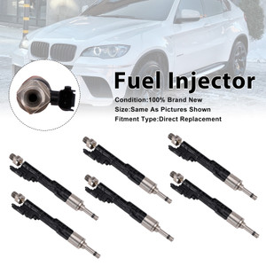 2011-2016 BMW 1 3 5 6 7 Series 6Pcs Fuel Injector 0261500109 Generic