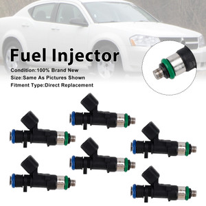 2004-2011 Dodge 6Pcs Fuel Injector 0280158028 Generic
