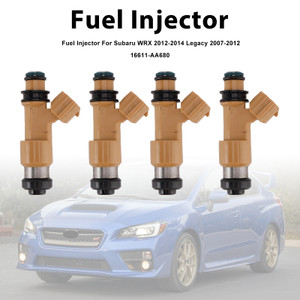 2007-2015 Subaru WRX Legacy 4Pcs Fuel Injector 16611-AA680 Generic