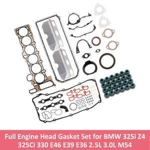 2001-2006 BMW 325i Z4 325Ci 330 E46 E39 E36 2.5L 3.0L M54 Full Engine Head Gasket JV5211 Generic